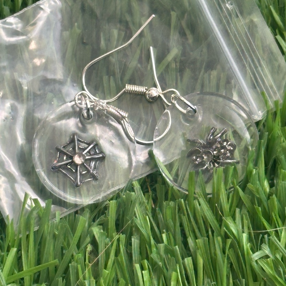 Silver Star and Sun Earrings